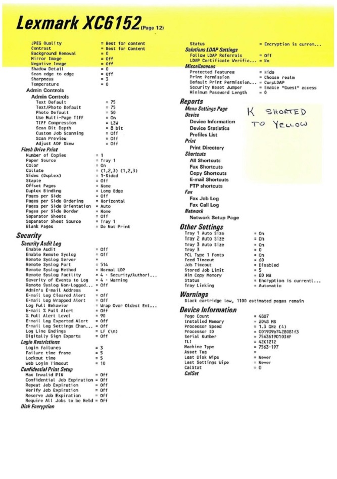Lexmark CX/CX8xx and XC/Cxxxx: Print Quality Issue - CMY Banding